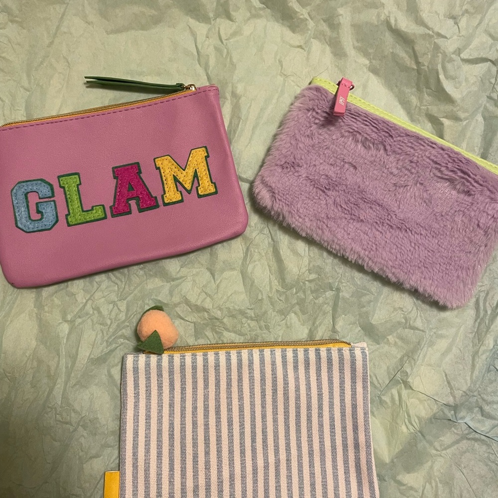Colorful Kids Accessory Pouch Set